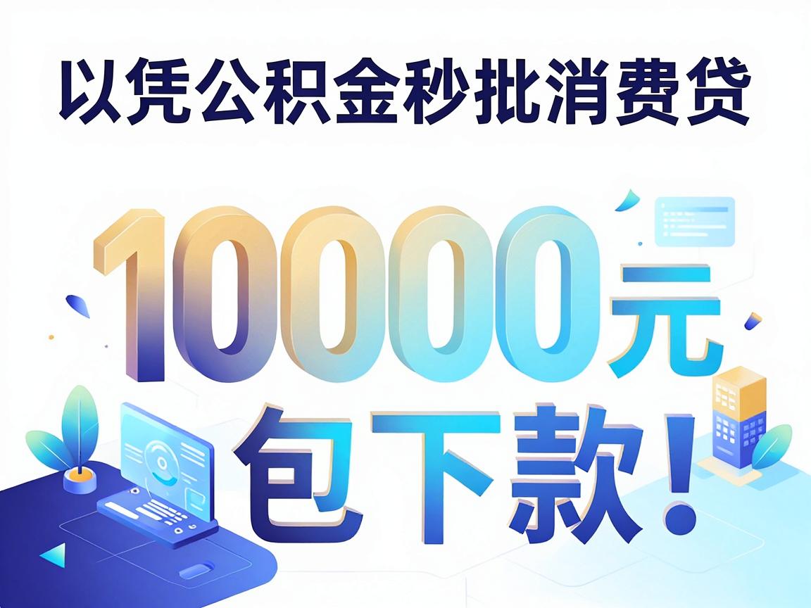 凭公积金秒批消费贷，1000元包下款！这些平台2026年还能借6000