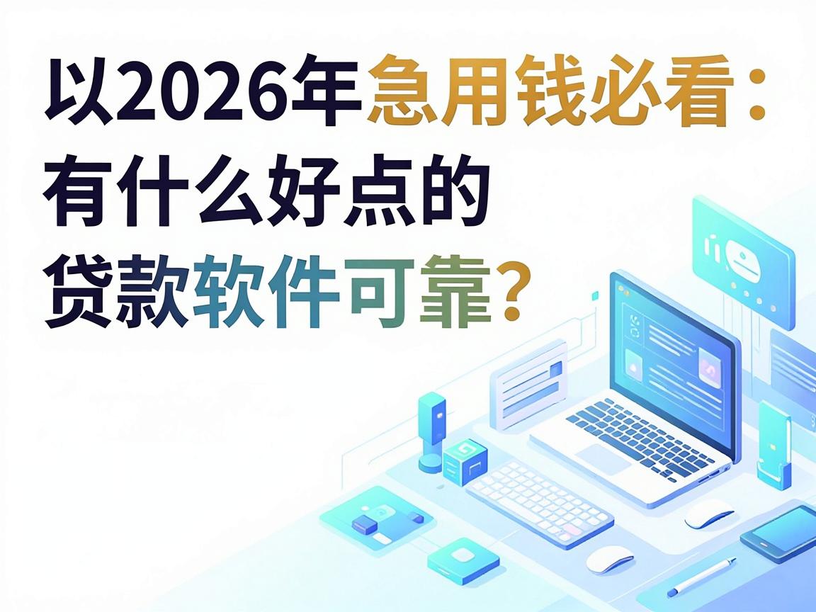2026年急用钱必看：有什么好点的贷款软件可靠？这五个借款3000的平台口碑爆棚