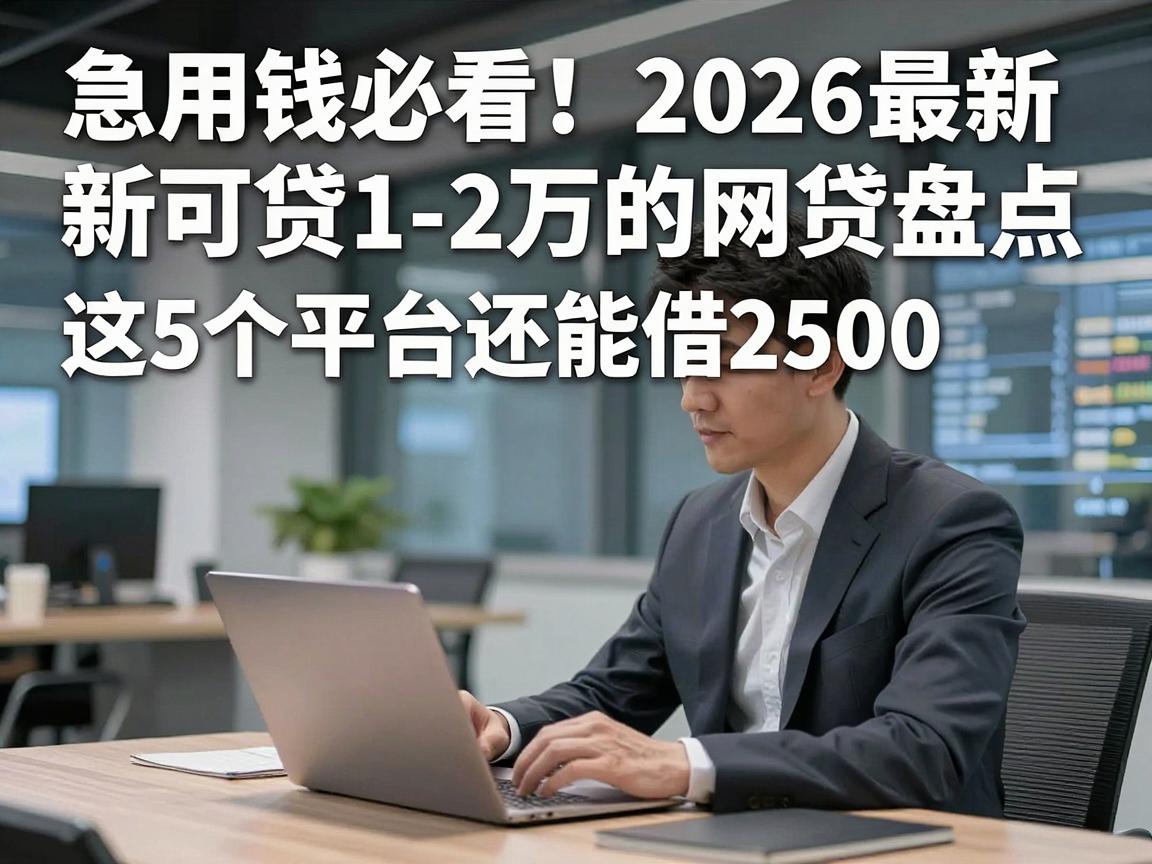 急用钱必看！2026最新可贷1-2万的网贷盘点，这5个平台还能借2500