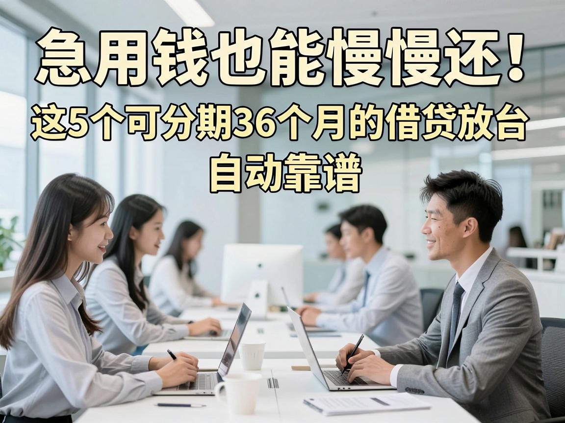 急用钱也能慢慢还！这5个可分期36个月的借贷平台自动放款，亲测靠谱