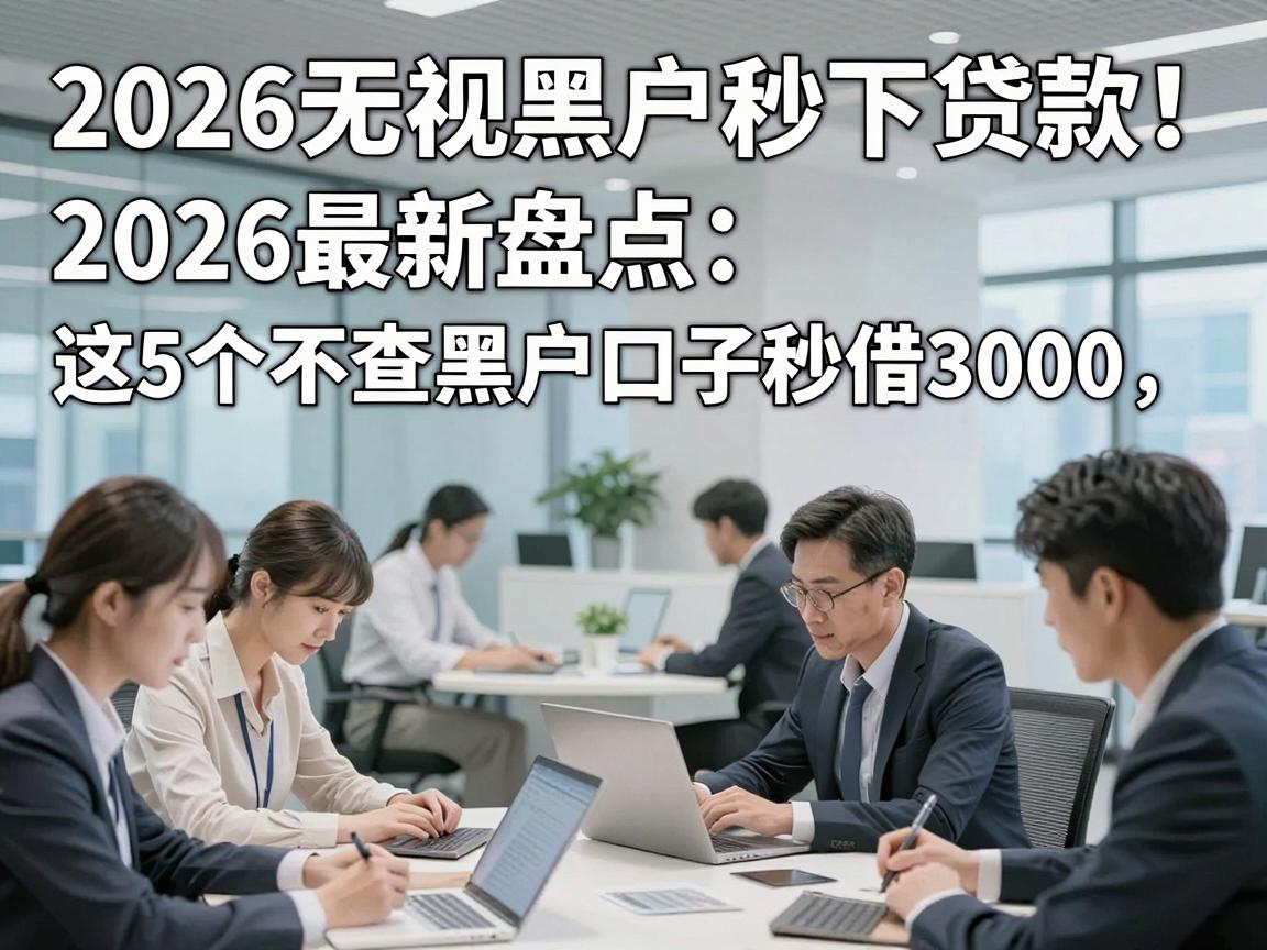 2026无视黑户秒下贷款！2026最新盘点：这5个不查黑户口子秒借3000，速看！