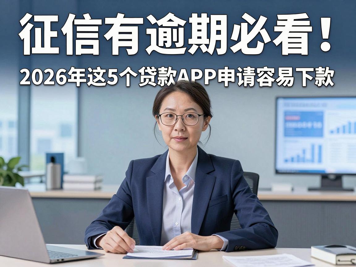征信有逾期必看！2026年这5个贷款APP申请容易下款