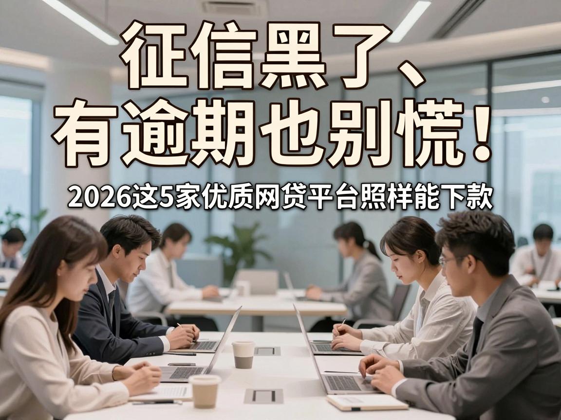 征信黑了、有逾期也别慌！2026这5家优质网贷平台照样能下款，快收藏