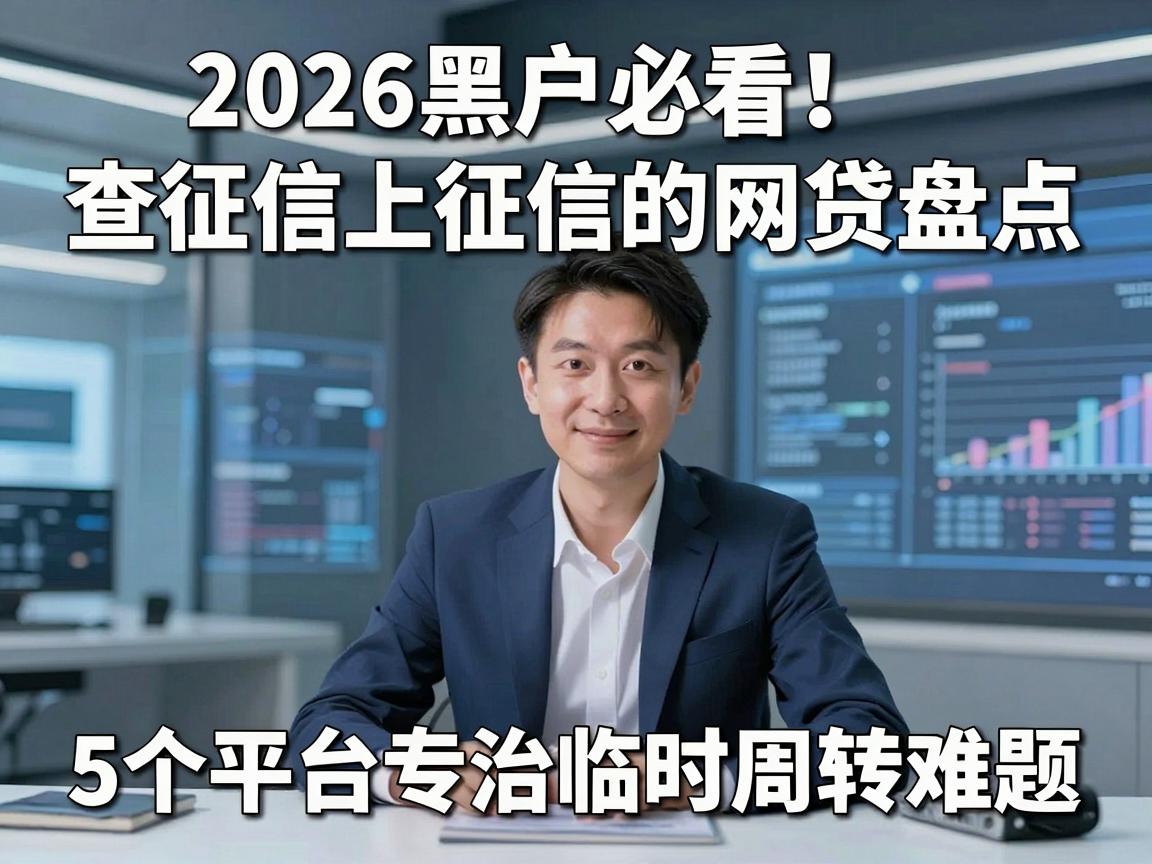 2026黑户必看！查征信上征信的网贷盘点，5个平台专治临时周转难题