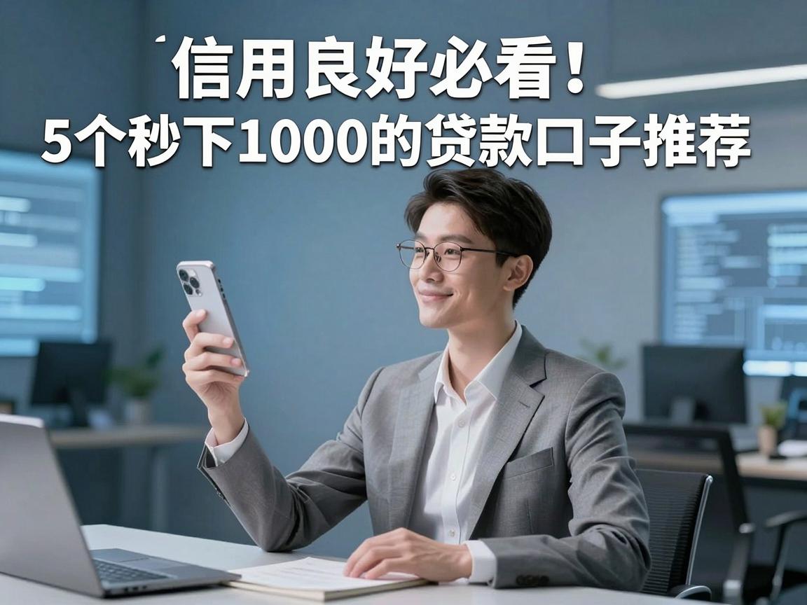 信用良好必看！5个秒下1000的贷款口子推荐