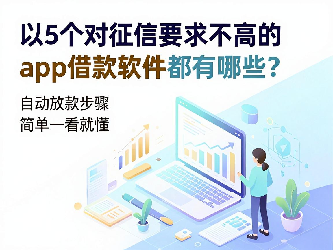 5个对征信要求不高的app借款软件都有哪些？自动放款步骤简单一看就懂