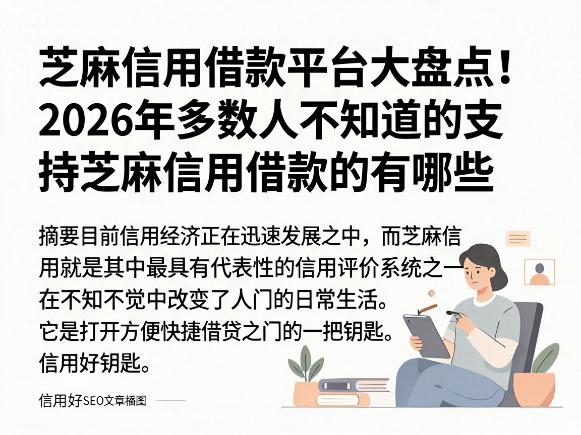芝麻信用借款平台大盘点!2026年多数人不知道的支持芝麻信用借款的有哪些都在这里