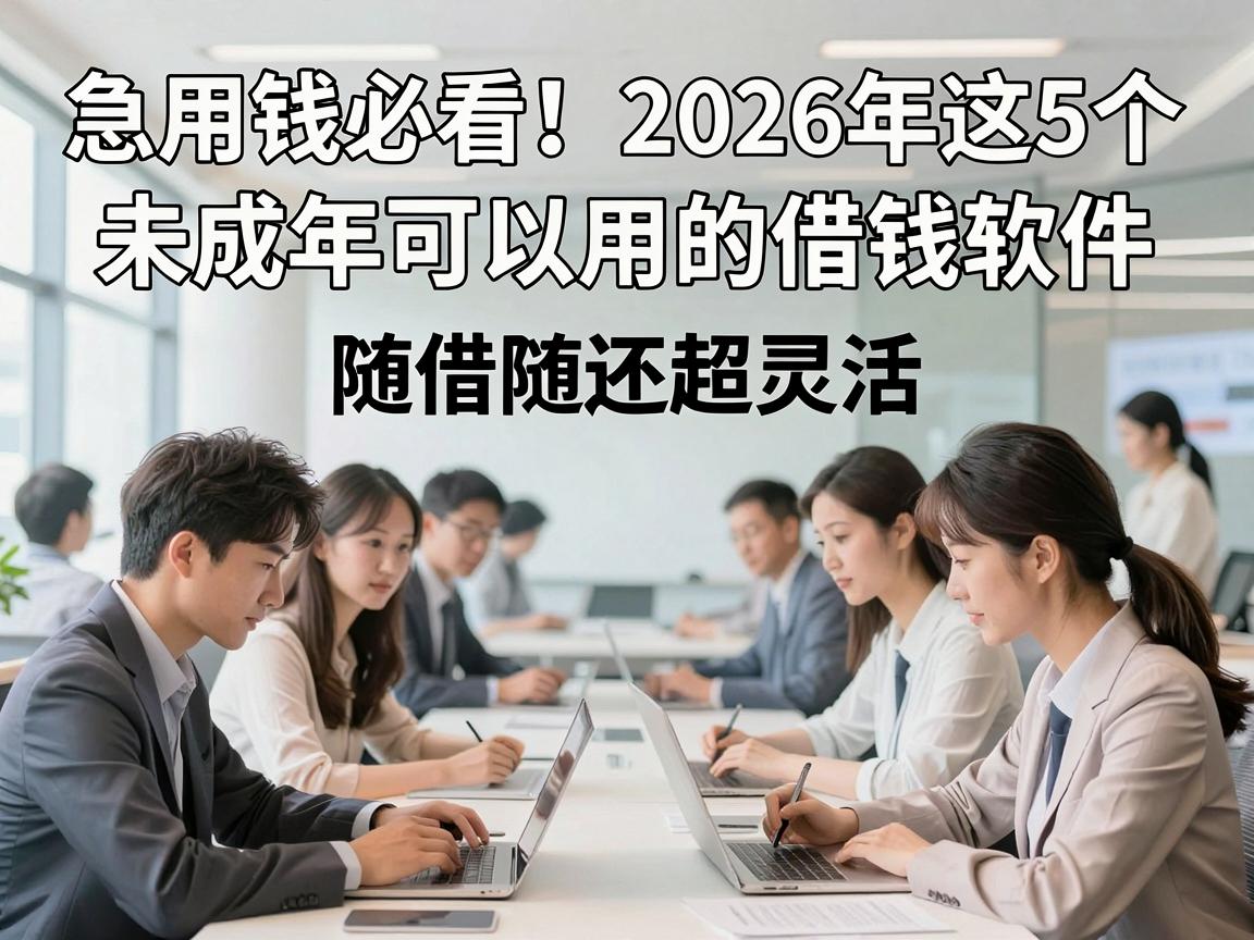急用钱必看！2026年这5个未成年可以用的借钱软件，随借随还超灵活