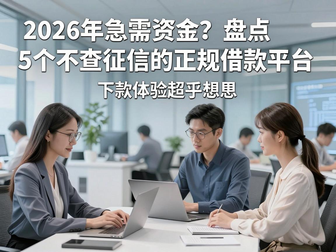 2026年急需资金？盘点5个不查征信的正规借款平台，下款体验超乎想象！