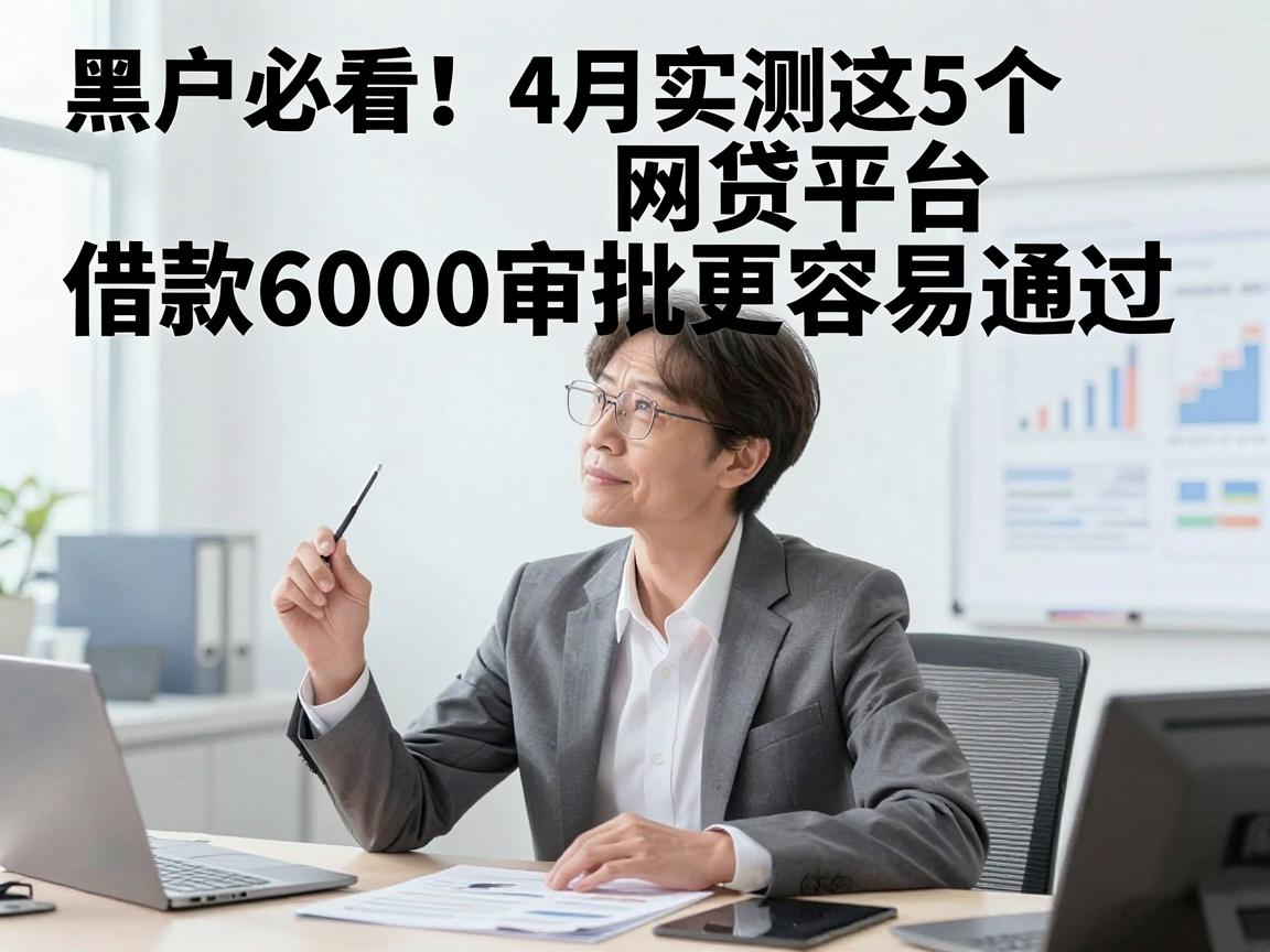 黑户必看！4月实测这5个网贷平台借款6000审批更容易通过