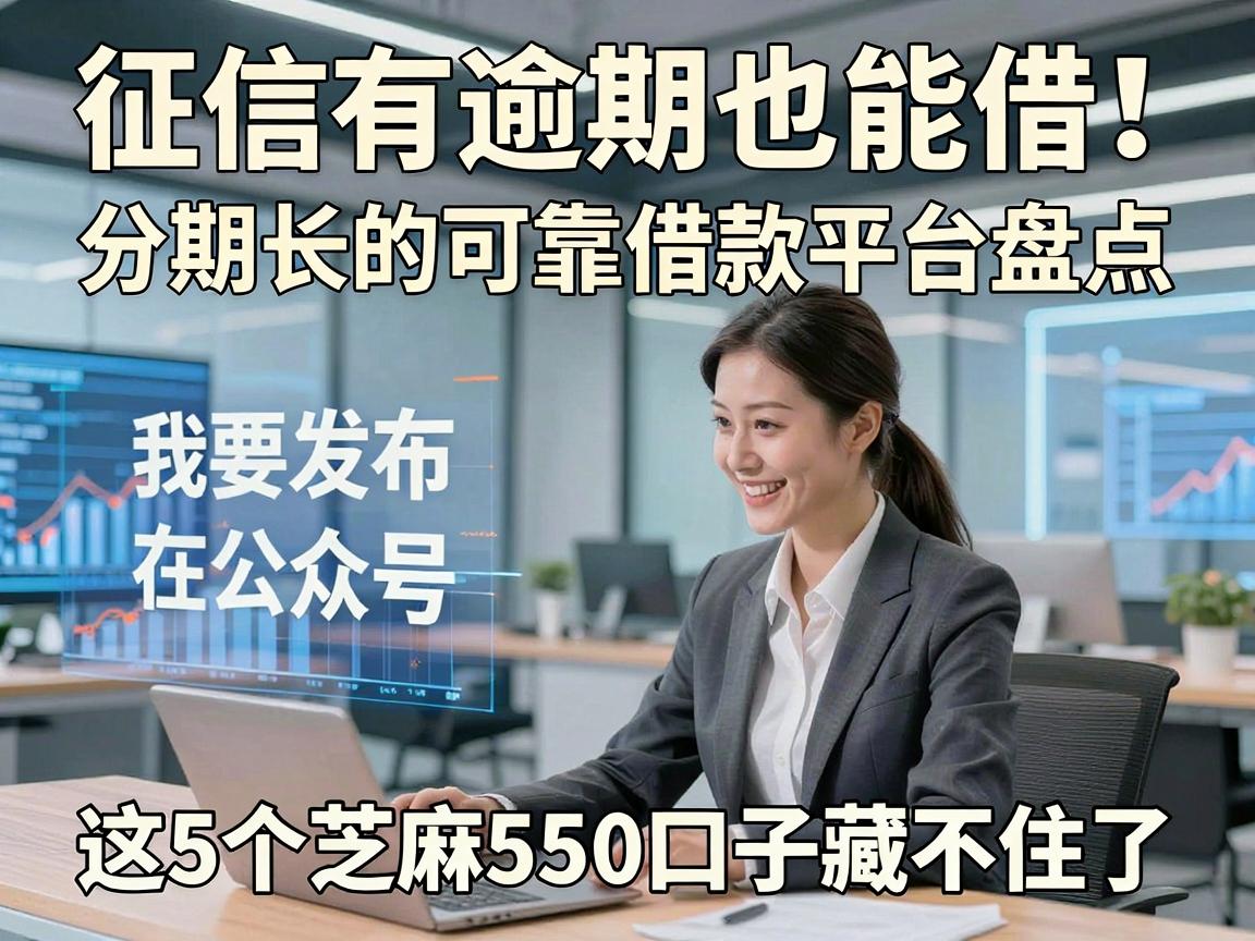 征信有逾期也能借！分期长的可靠借款平台盘点，这5个芝麻550口子藏不住了