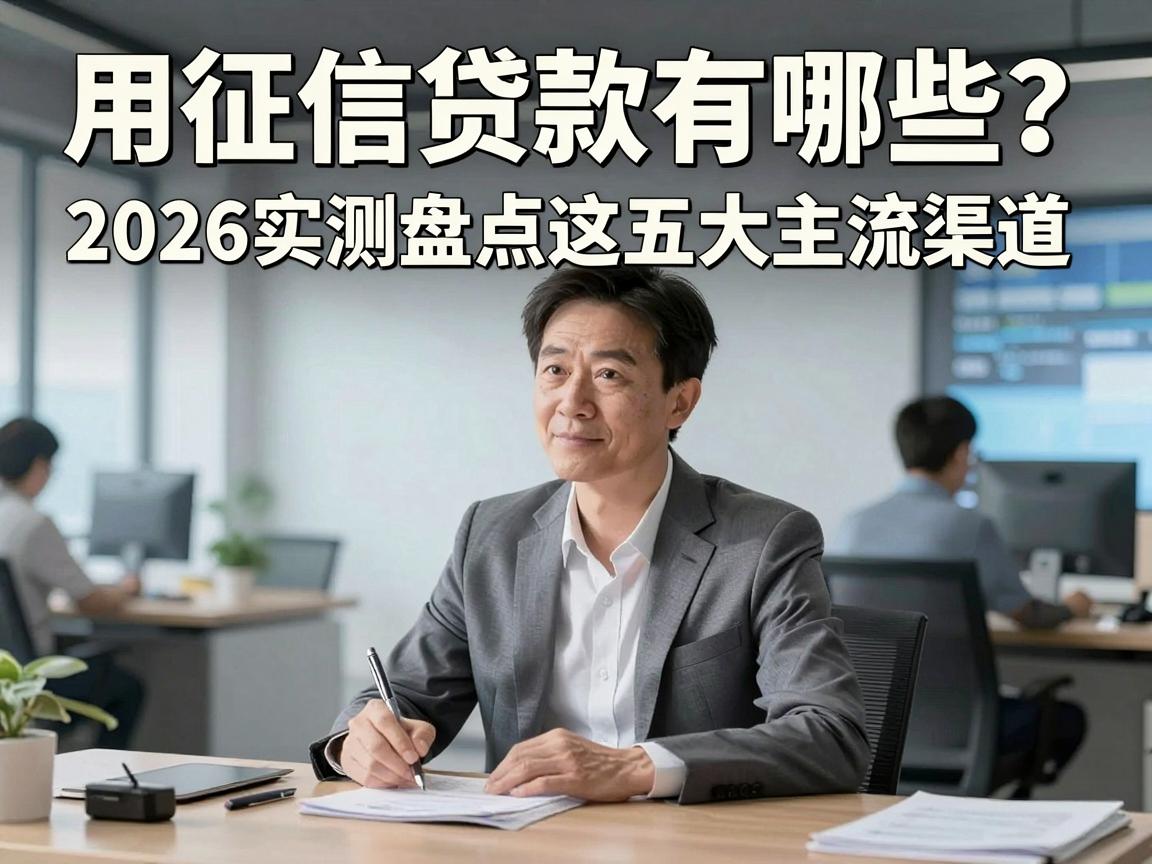 用征信贷款有哪些？2026实测盘点这五大主流渠道，速看！