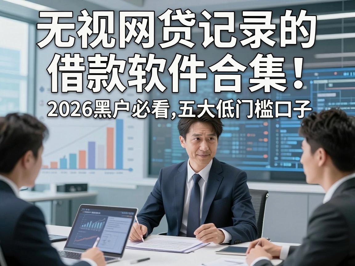 无视网贷记录的借款软件合集！2026黑户必看五大低门槛口子