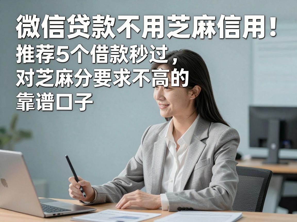 微信贷款不用芝麻信用!推荐5个借款秒过、对芝麻分要求不高的靠谱口子