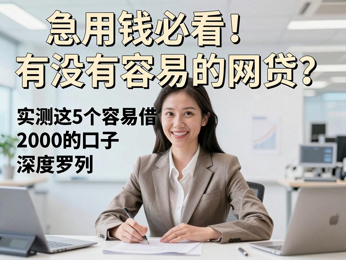 急用钱必看！有没有容易的网贷？实测这5个容易借2000的口子深度罗列