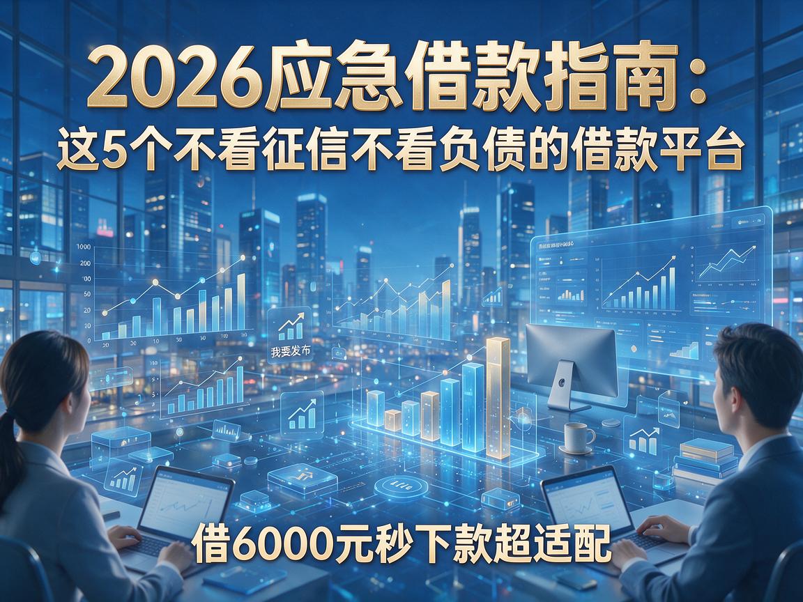 2026应急借款指南：这5个不看征信不看负债的借款平台，借6000元秒下款超适配