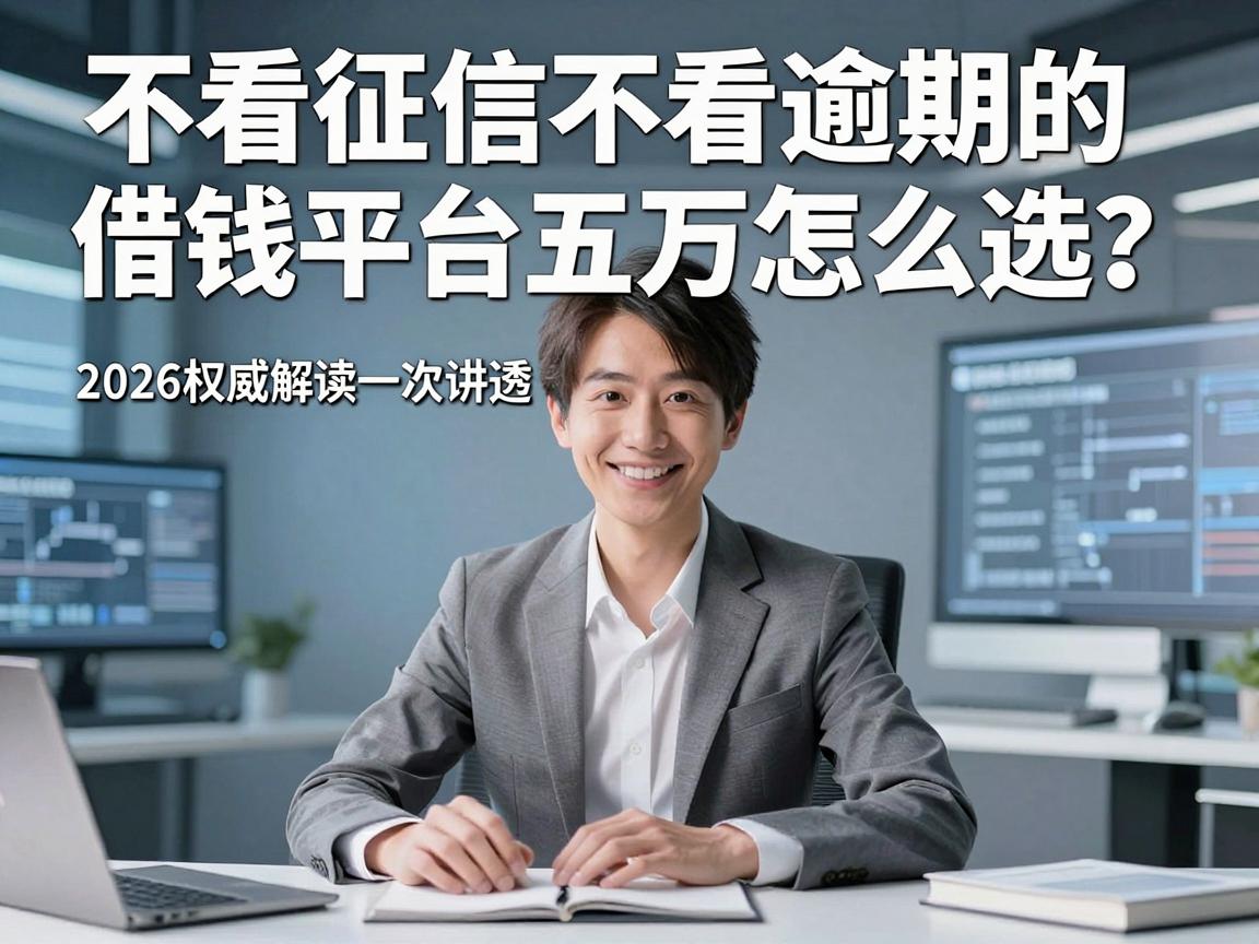 不看征信不看逾期的借钱平台五万怎么选?2026权威解读一次讲透!