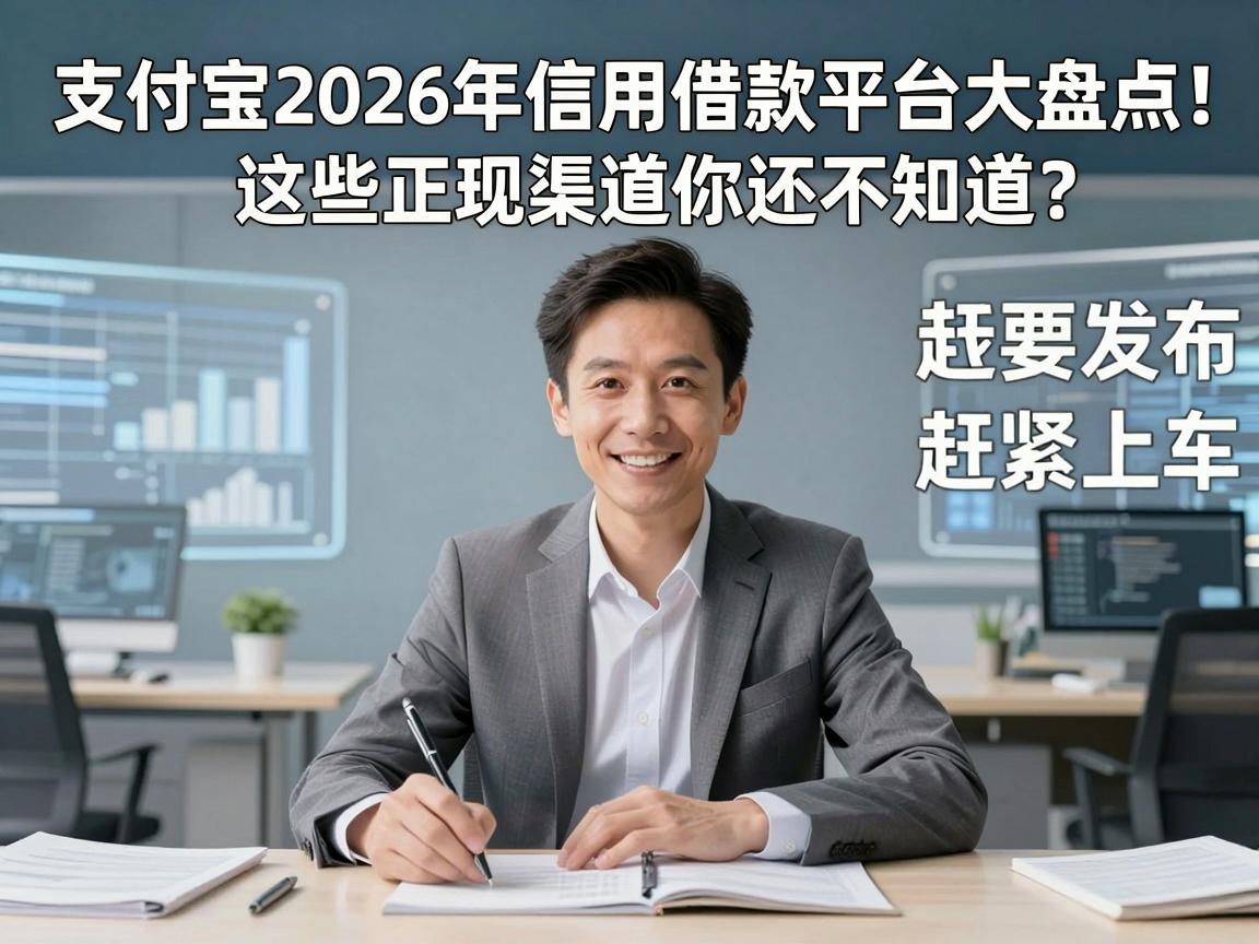 支付宝2026年信用借款平台大盘点！这些正规渠道你还不知道？赶紧上车