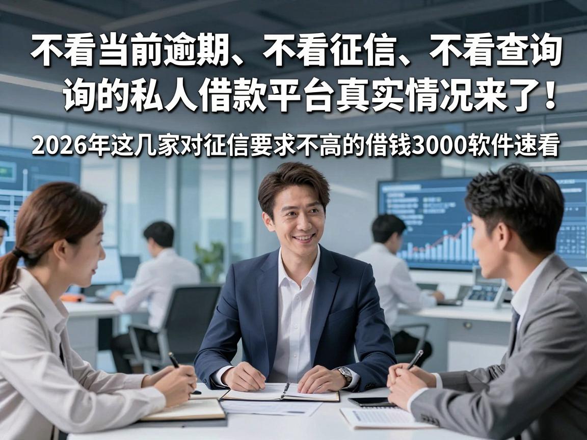 不看当前逾期、不看征信、不看查询的私人借款平台真实情况来了!2026年这几家对征信要求不高的借钱3000软件速看