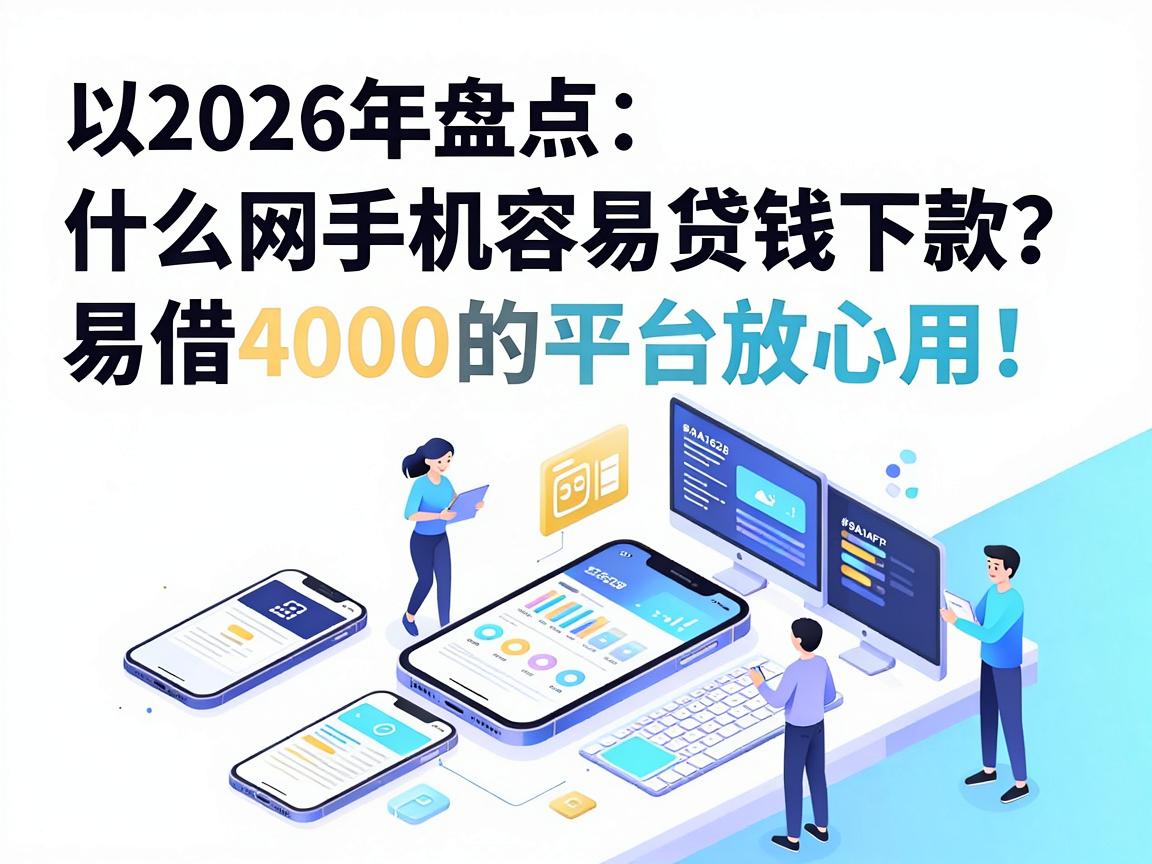 2026年盘点：什么网手机容易贷钱下款？这5个手机易借4000的平台放心用！