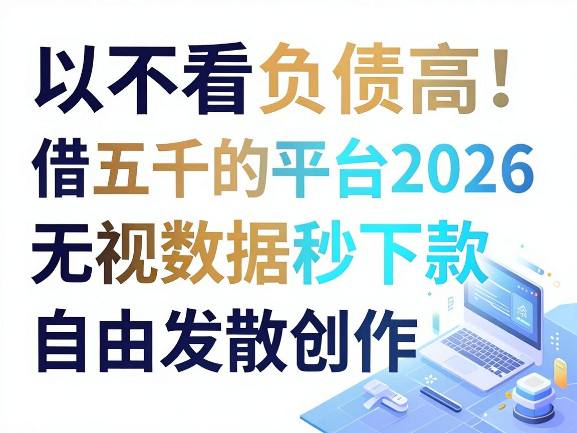 不看负债高！借五千的平台2026无视数据秒下款
