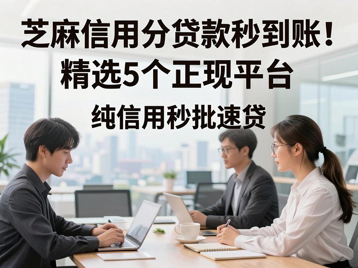 芝麻信用分贷款秒到账！精选5个正规平台，纯信用秒批速贷