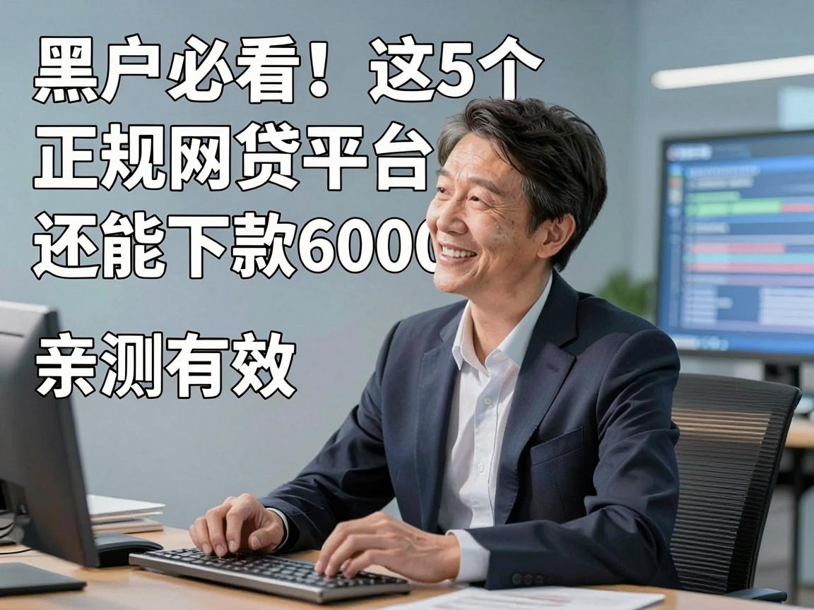 黑户必看！这5个正规网贷平台还能下款6000，亲测有效