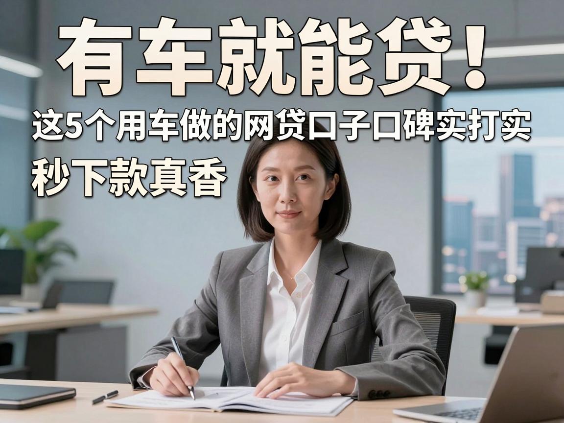 有车就能贷！这5个用车做的网贷口子口碑实打实，秒下款真香