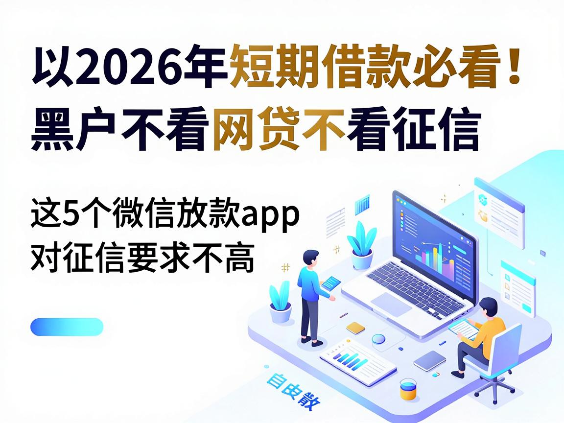 2026年短期借款必看！黑户不看网贷不看征信，这5个微信放款app对征信要求不高