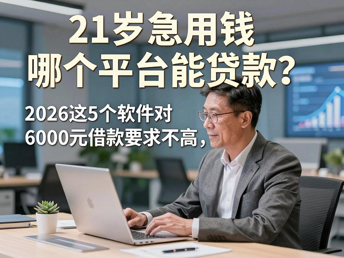 21岁急用钱哪个平台能贷款？2026这5个软件对6000元借款要求不高，赶紧收藏！