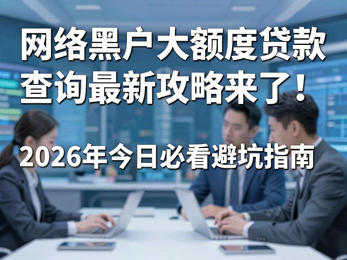网络黑户大额度贷款查询最新攻略来了！2026年今日必看避坑指南