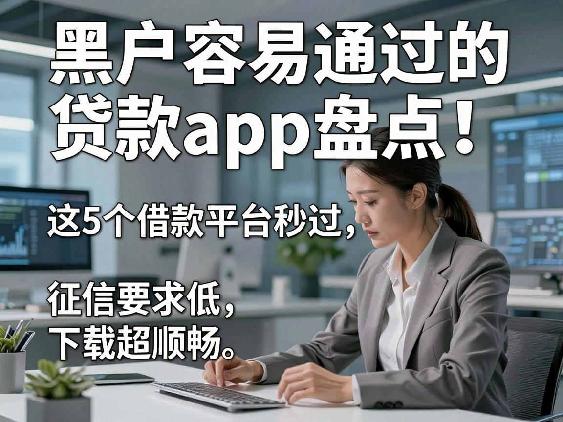 黑户容易通过的贷款app盘点！这5个借款平台秒过、征信要求低，下款超顺畅