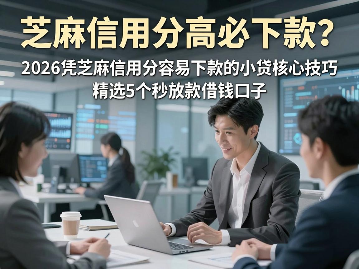 芝麻信用分高必下款？2026凭芝麻信用分容易下款的小贷核心技巧，精选5个秒放款借钱口子！