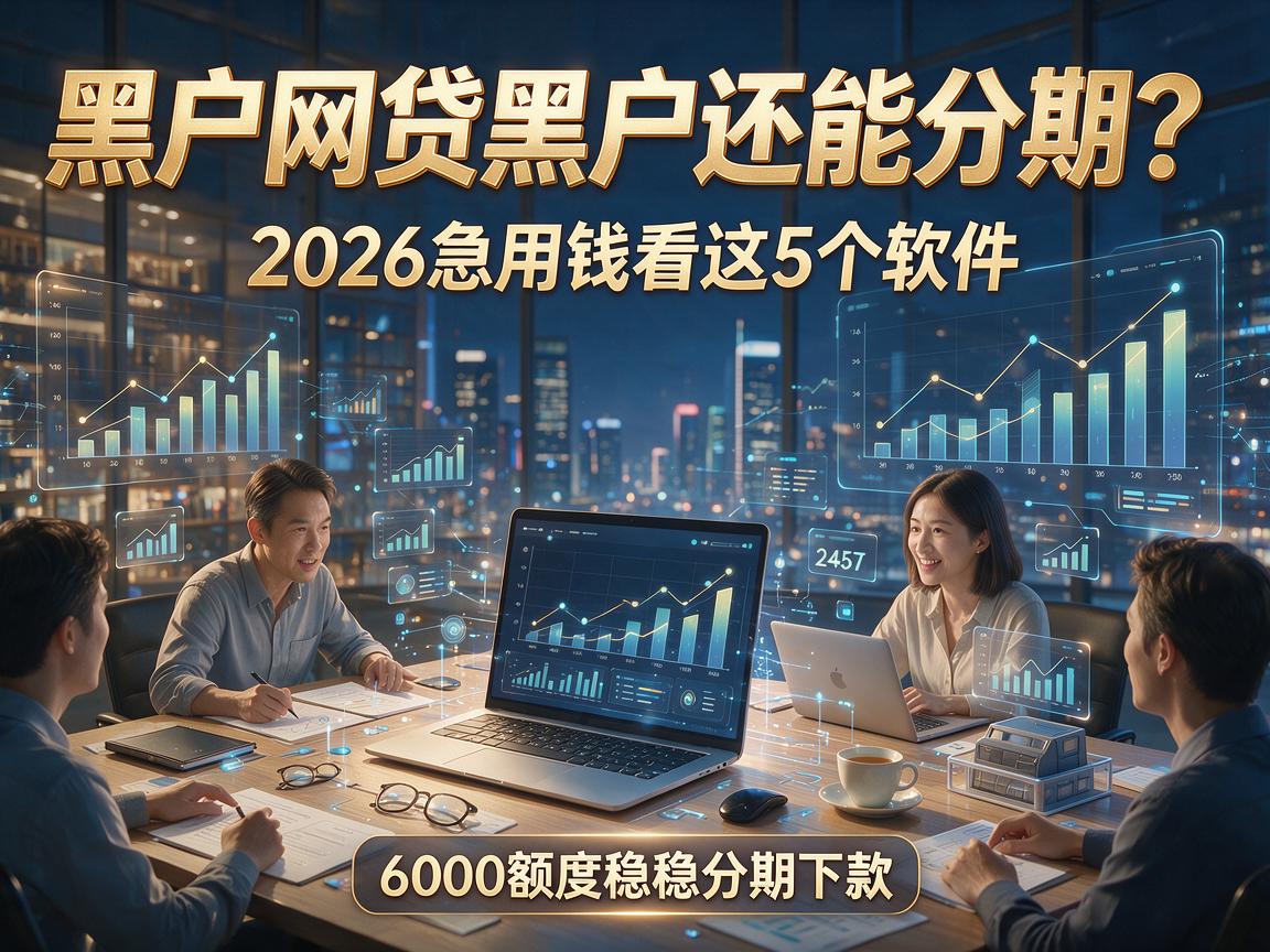 黑户网贷黑户还能分期？2026急用钱看这5个软件，6000额度稳稳分期下款