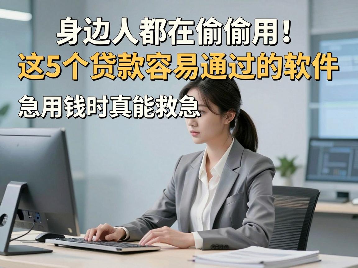 身边人都在偷偷用！这5个贷款容易通过的软件，急用钱时真能救急
