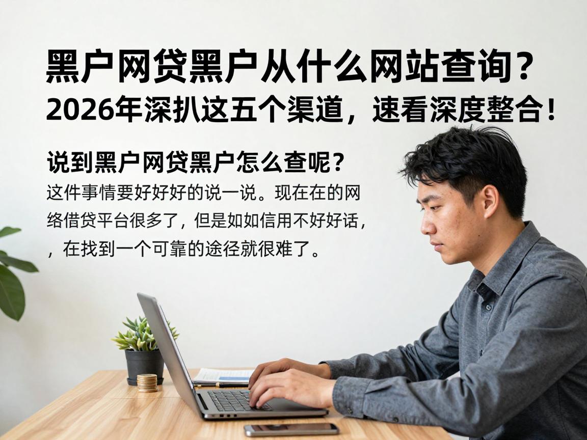 黑户网贷黑户从什么网站查询？2026年深扒这五个渠道，速看深度整合！