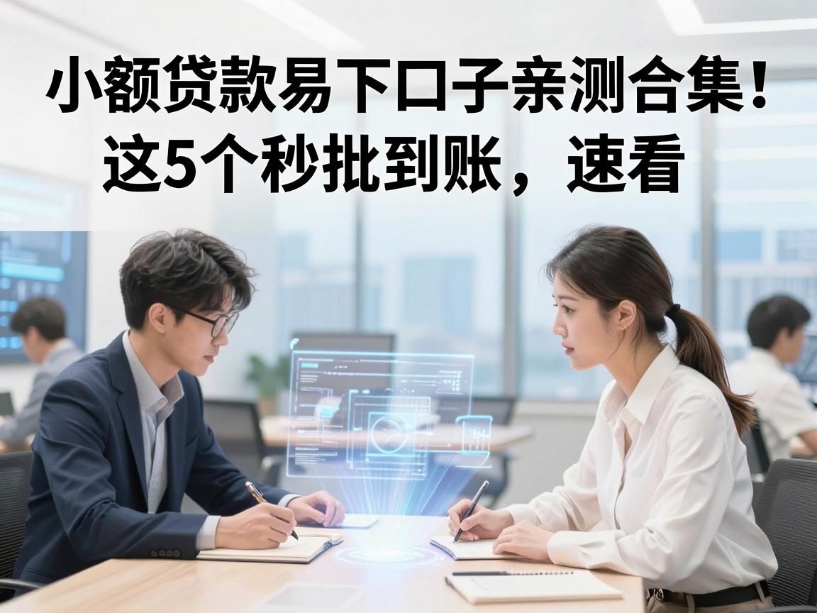 小额贷款易下口子亲测合集！这5个秒批到账，速看