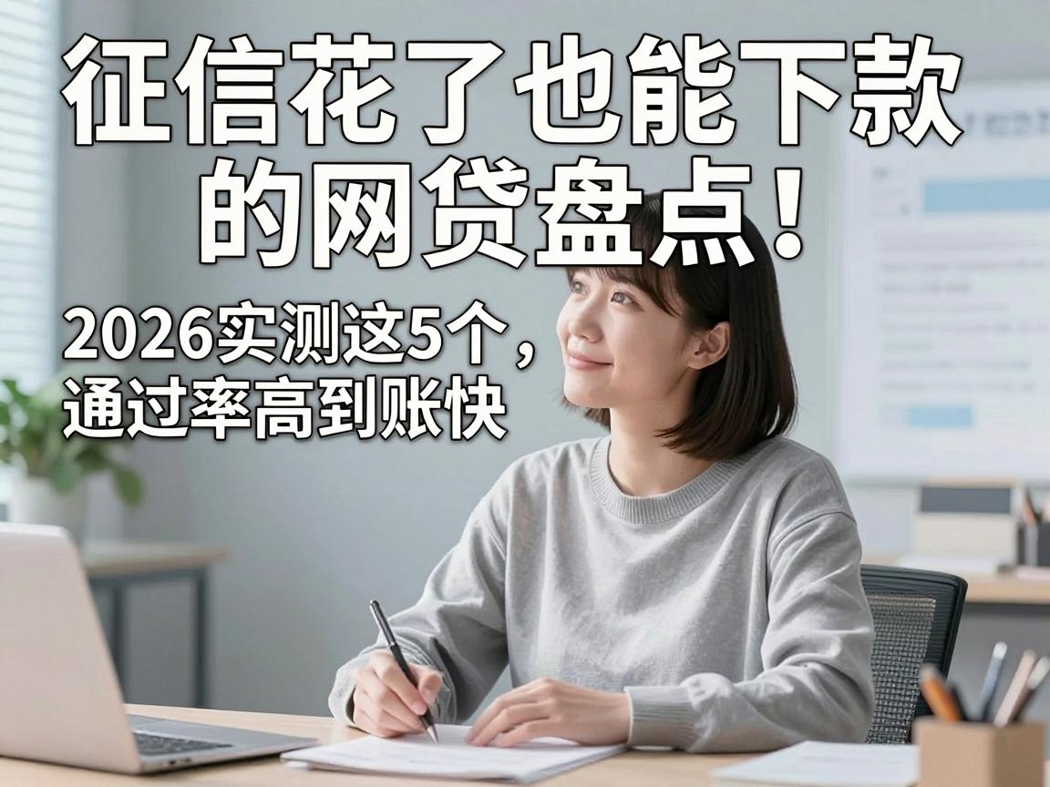 征信花了也能下款的网贷盘点！2026实测这5个，通过率高到账快