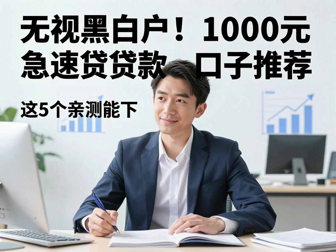 无视黑白户！1000元急速贷款口子推荐，这5个亲测能下！