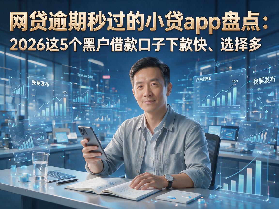 网贷逾期秒过的小贷app盘点：2026这5个黑户借款口子下款快、选择多！