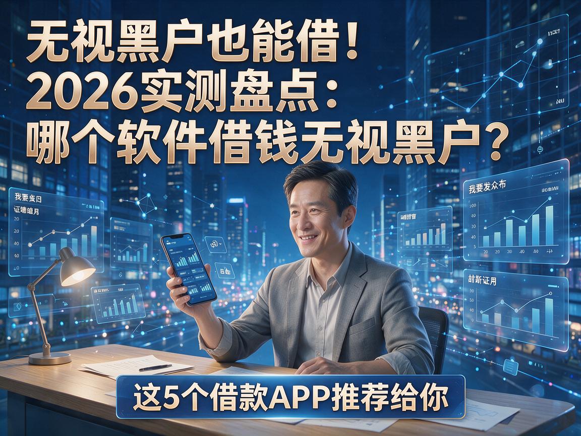 无视黑户也能借！2026实测盘点：哪个软件借钱无视黑户？这5个借款APP推荐给你