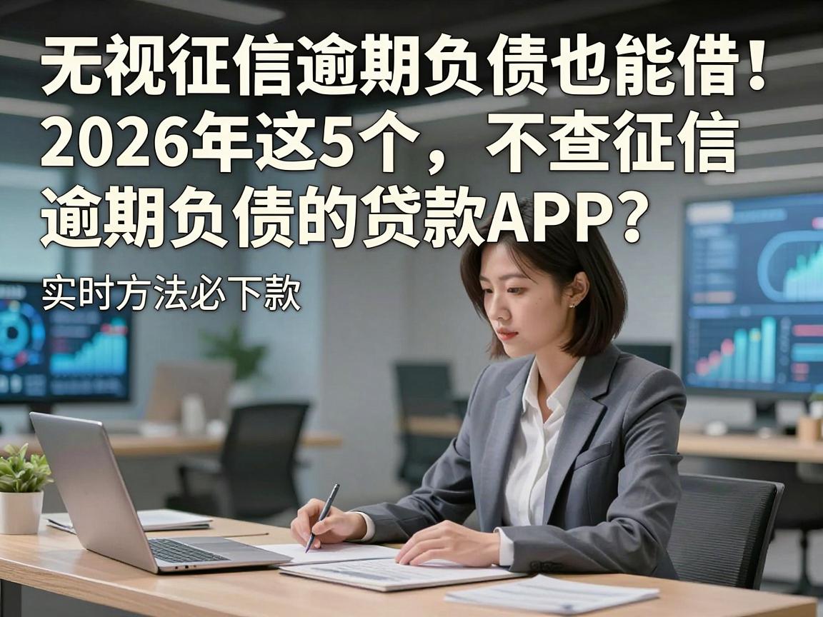 无视征信逾期负债也能借！2026年这5个不查征信逾期负债的贷款APP，实时方法必下款