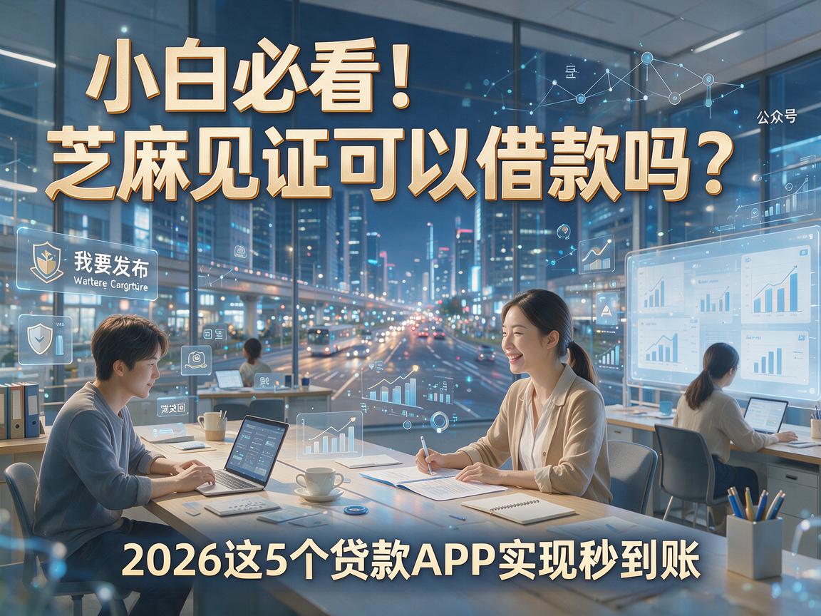 小白必看！芝麻见证可以借款吗？2026这5个贷款APP实现秒到账