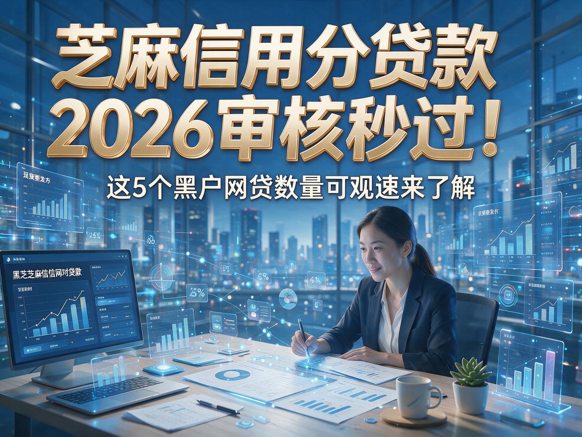 芝麻信用分贷款2026审核秒过！这5个黑户网贷数量可观速来了解！