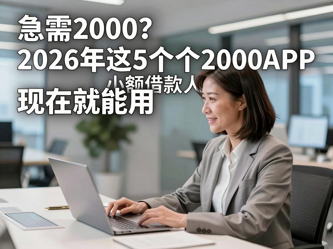 急需2000？2026年这5个个人小额借款2000APP，现在就能用！