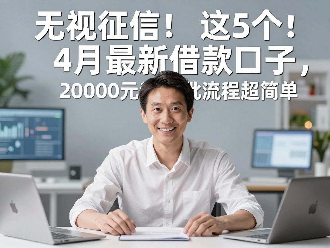 无视征信！这5个4月最新借款口子，20000元秒批流程超简单