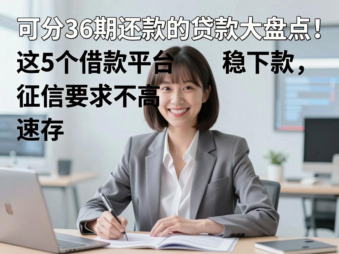 可分36期还款的贷款大盘点！这5个借款平台稳下款，征信要求不高速存