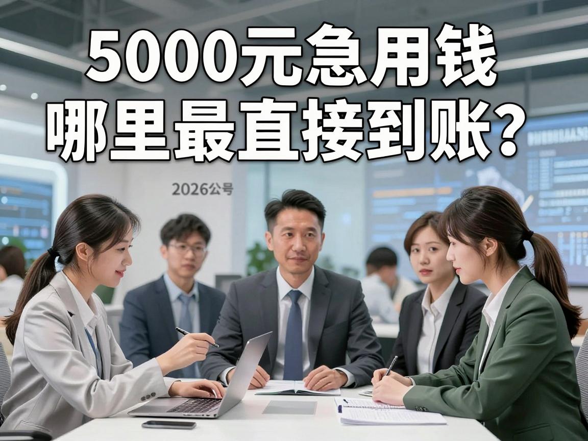 5000元急用钱哪里最直接到账？2026公认这5个借款软件下款稳、口碑扎实