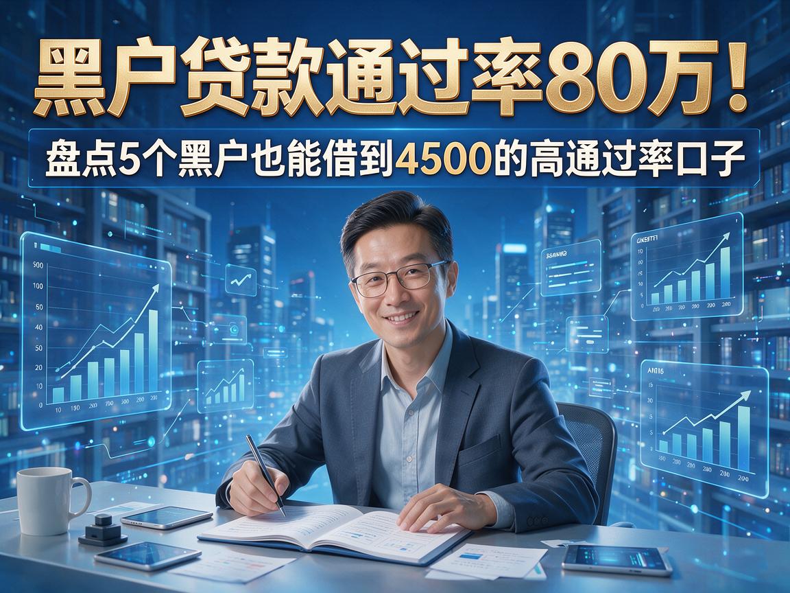 黑户贷款通过率80万！盘点5个黑户也能借到4500的高通过率口子