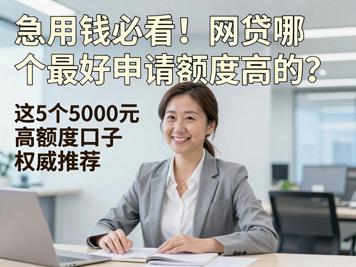 急用钱必看！网贷哪个最好申请额度高的？这5个5000元高额度口子权威推荐